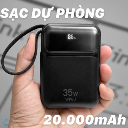 Pin Dự Phòng 20000mAh 35W WiWU