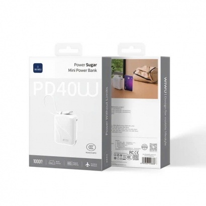 PIN DỰ PHÒNG MINI 10.000 mAh 40W WiWU 01BPD 