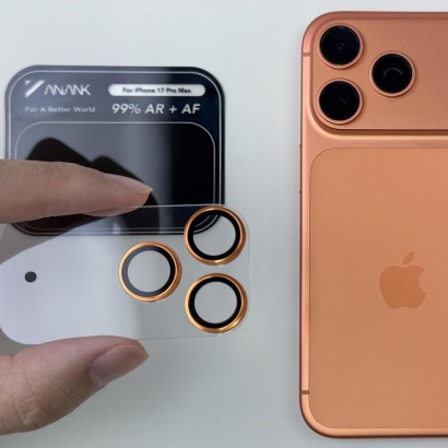Kính cường lực bảo vệ camera nguyên cụm  iPhone 17 Promax ANANK 
