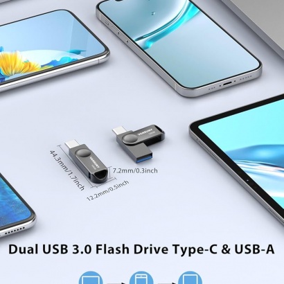 USB Type-C+USB3.0 256GB USAMS 