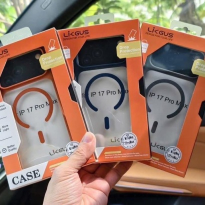 Ốp Lưng Likgus Nhám Chống Vân Tay Có Nút Control Tích Hợp Sạc Từ Tính cho iPhone 17 Pro | 17 Pro Max