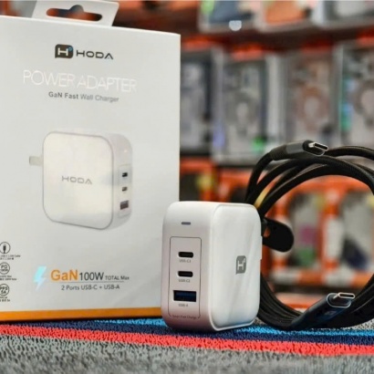 Bộ sạc nhanh GaN 100W Hoda 