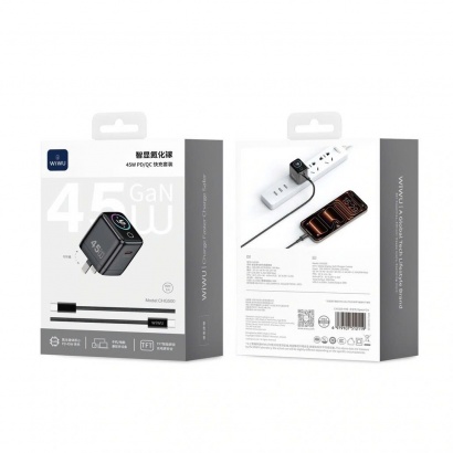 Combo Bộ sạc GaN WiWU Voyager 45W PD/QC CHG500