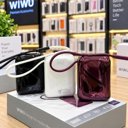 PIN DỰ PHÒNG MINI 10.000 mAh 40W WiWU 01BPD 