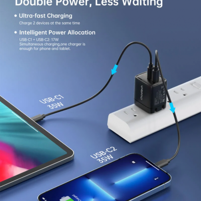 Củ sạc 35W - CHOETECH PD6051 