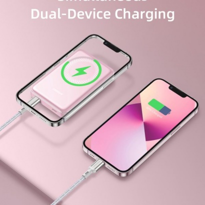 Sạc dự phòng 10000mAh Innostyle PowerMag Slim IM20 - Pink