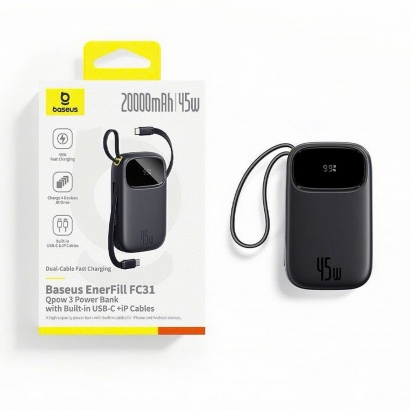 Pin Dự Phòng Baseus EnerFill FC31 QPow 3 10000mAh 45W 