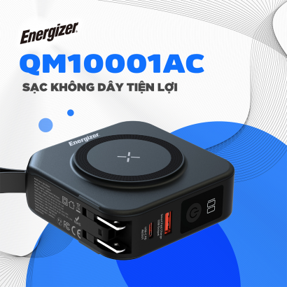 Sạc dự phòng 10,000mAh /3.7V Li-Polymer Energizer  