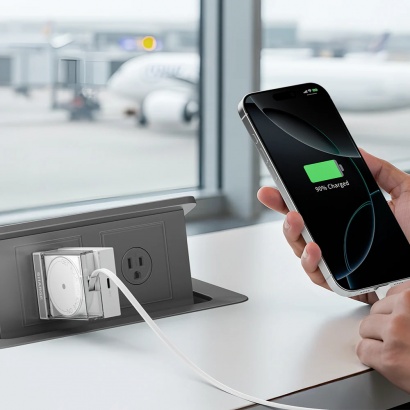 Củ sạc dây rút Retractable 65