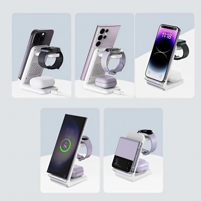Đế Sạc Nhanh Không Dây 3In1 Choetech 