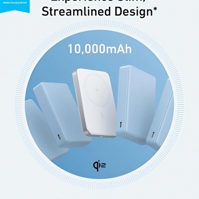 Pin Dự Phòng Từ Tính 10000 mAh Anker MagGo Slim 