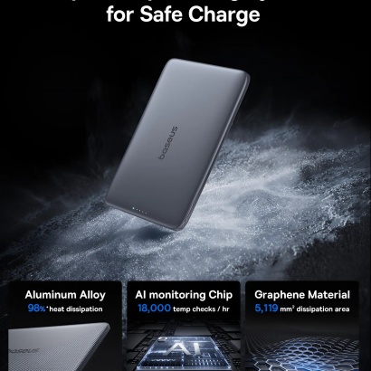 Pin Dự Phòng Ultra-Slim 5000mAh 20W Baseus 