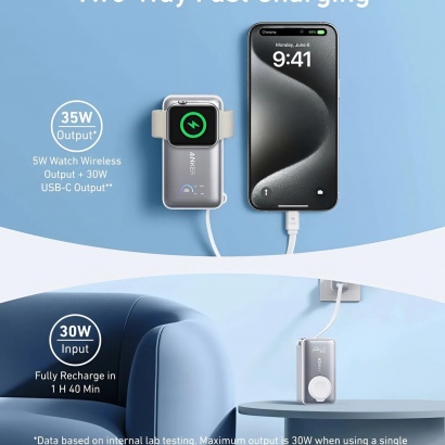  Pin Dự Phòng MagGo 10000mAh 35W - Anker A1657 
