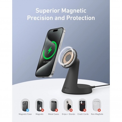 Đế Sạc Không Dây Từ Tính MagGo - Anker  A25M7
