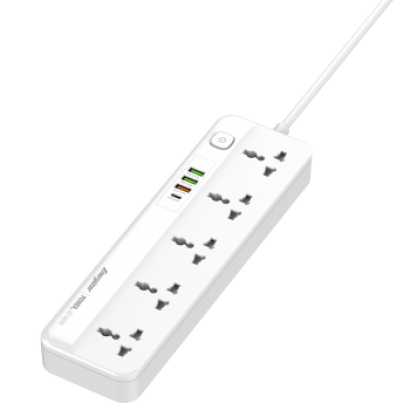 Ổ cắm điện đa năng để bàn 5AC kèm 3 USB-A & 1 PD USB-C Energizer