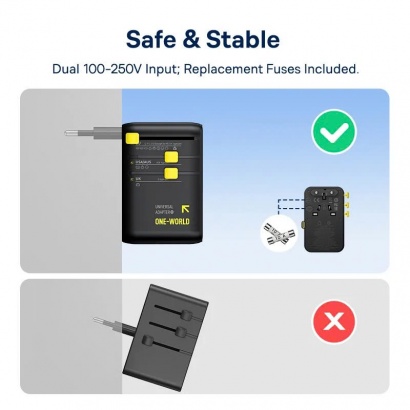 Củ Sạc Du Lịch Toàn Cầu 45W Baseus 