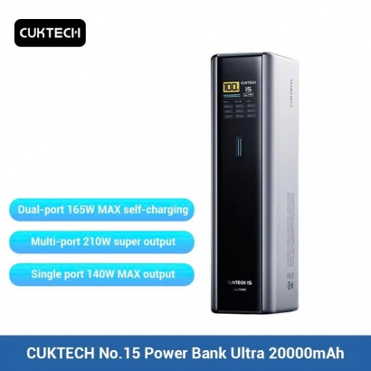 Pin Dự Phòng 20000mAh 210W CUKTECH PB200U