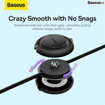 Cáp Sạc Dây Rút 3-in-1 Data Cable 100W - BASEUS