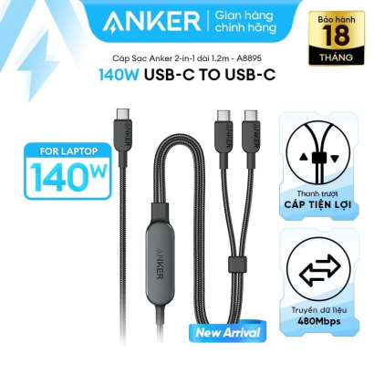 Cáp Sạc Nhanh 140W - ANKER