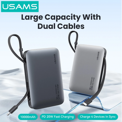 Pin Dự Phòng USAMS 10000mAh 20W - CD228