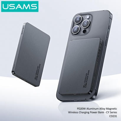 Pin sạc không dây siêu mỏng 5000mAh USAMS
