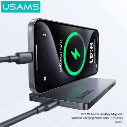 Pin sạc không dây siêu mỏng 5000mAh USAMS