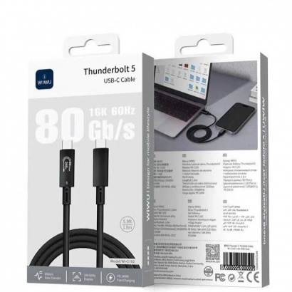 CÁP THUNDERBOLT 5 WIWU C102