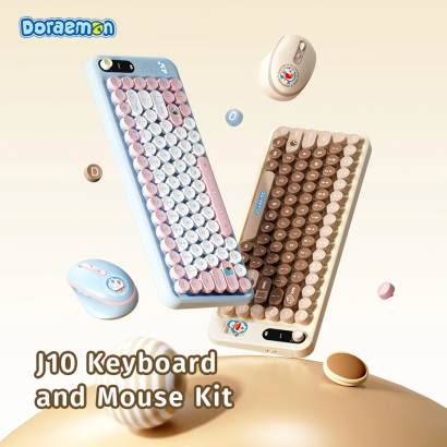 Chuột Không Dây Doraemon Xanh – ROCK