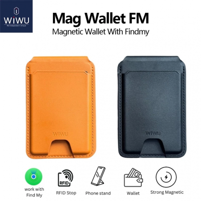 VÍ Mag Wallet FM ( gắn định vị) - WiWU 