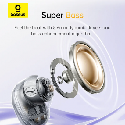 Tai nghe Bluetooth Baseus - đen