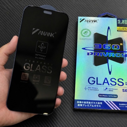 Kính Cường Lực Chống Nhìn Trộm 360° ANANK iPhone 18 Pro Max