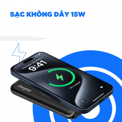 Pin dự phòng không dây 10.000mAh Energizer QE10009PQ