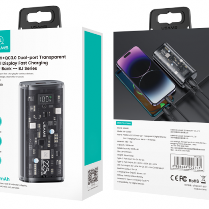 Pin Dự Phòng 9000mAh sạc nhanh nhỏ gọn USAMS 