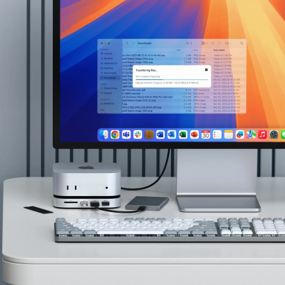 Đế Kiêm Hub Chuyển Đổi 5in1 Cho Mac Mini M4 SATECHI