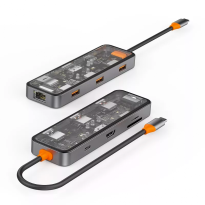 HUB chuyển đổi  Cyber 8in1 Type C - WIWU