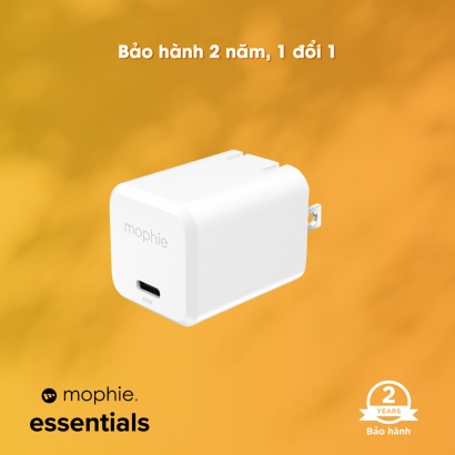 Củ sạc Gan 40W - Mophie   Củ sạc Gan 40W - Mophie