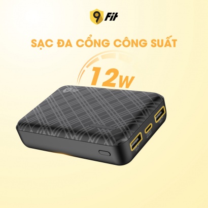 Sạc dự phòng 9Fit Lite series 10.000mAh Sạc dự phòng 9Fit Lite series 10.000mAh