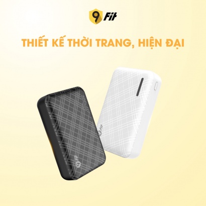 Sạc dự phòng 9Fit Lite series 10.000mAh Sạc dự phòng 9Fit Lite series 10.000mAh