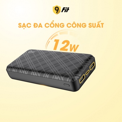 Pin dự phòng 9Fit Lite Series 20.000mAh