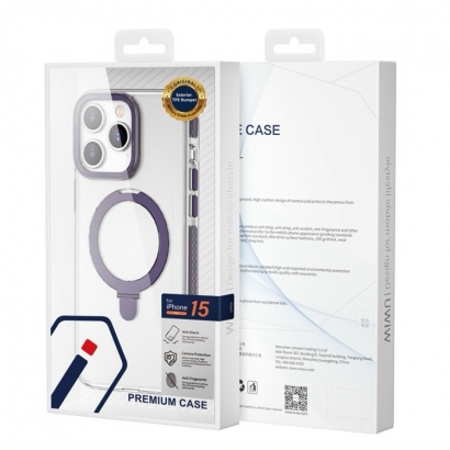 Ốp lưng 3in1 kèm kệ iPhone 15 ProMax Wiwu 
