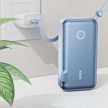 Pin Dự Phòng Kiêm Củ Sạc 10000mAh ROCK 