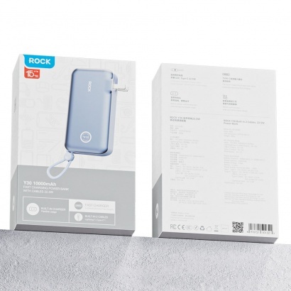 Pin Dự Phòng Kiêm Củ Sạc 10000mAh ROCK 