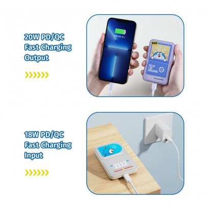 Pin dự phòng 5000mAh ROCK Doraemon 