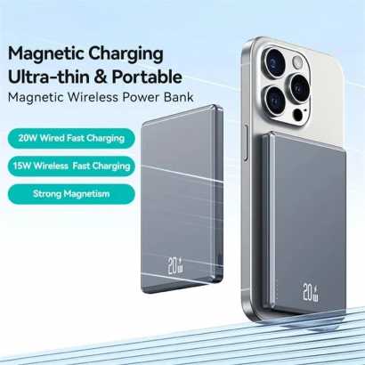 Pin Dự Phòng Không Dây Nam Châm USAMS 5000mAh 20W