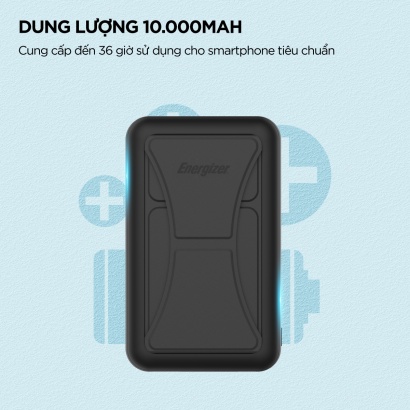 Sạc dự phòng từ tính Energizer 10.000mAh QM10002PQ