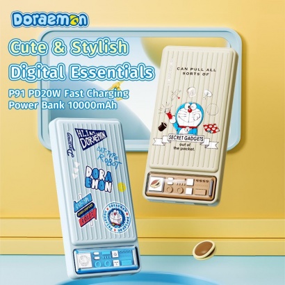 Pin dự phòng 10000mAh ROCK  Doraemon 