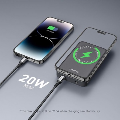 Sạc dự phòng 10000mAh Innostyle PowerMag 2-in1 IS20