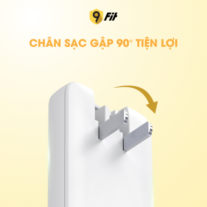 Sạc 9FIT Slim PD 45W 2C GaN