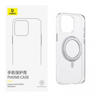 Ốp Lưng Chân Đế Từ Tính Iphone 16 Plus Baseus 