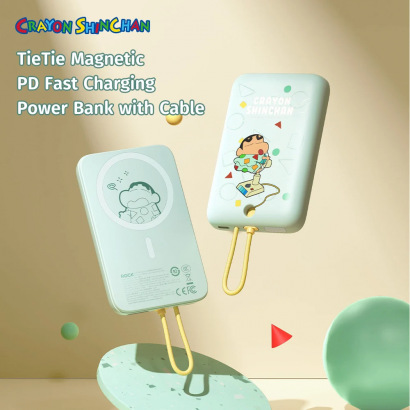 Pin Dự Phòng Magsafe 10000mAh 20W  ROCK Crayon Shinchan 